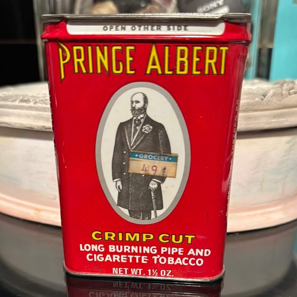 Prince Albert Red Vintage Tobacco Tin